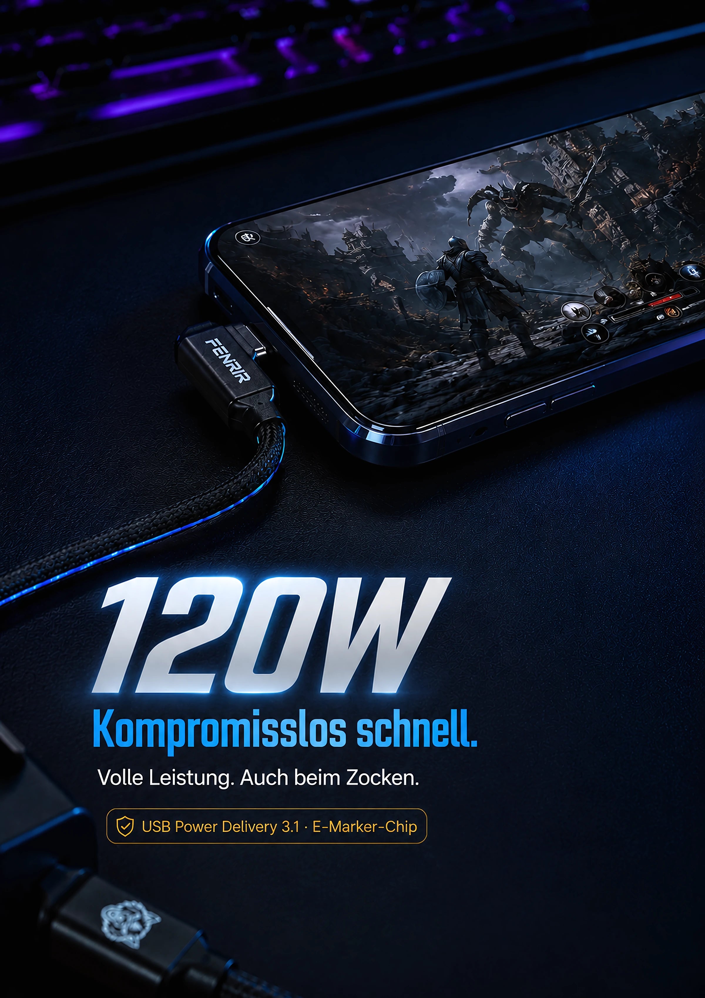 FENRIR 120W Schnellladen